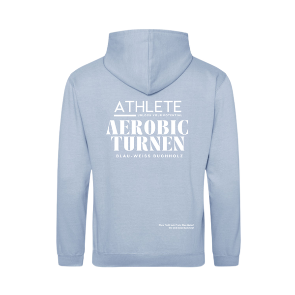 Hoodie, Athlete | Blau-Weiss Buchholz Aerobicturnen 🤍 10% Bundle Vorteil mit Sweatpant oder Trackpant